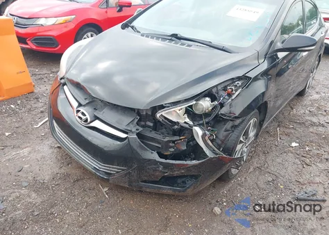 2016 Hyundai Elantra Limited from USA, damaged, VIN KMHDH4AE8GU626406
